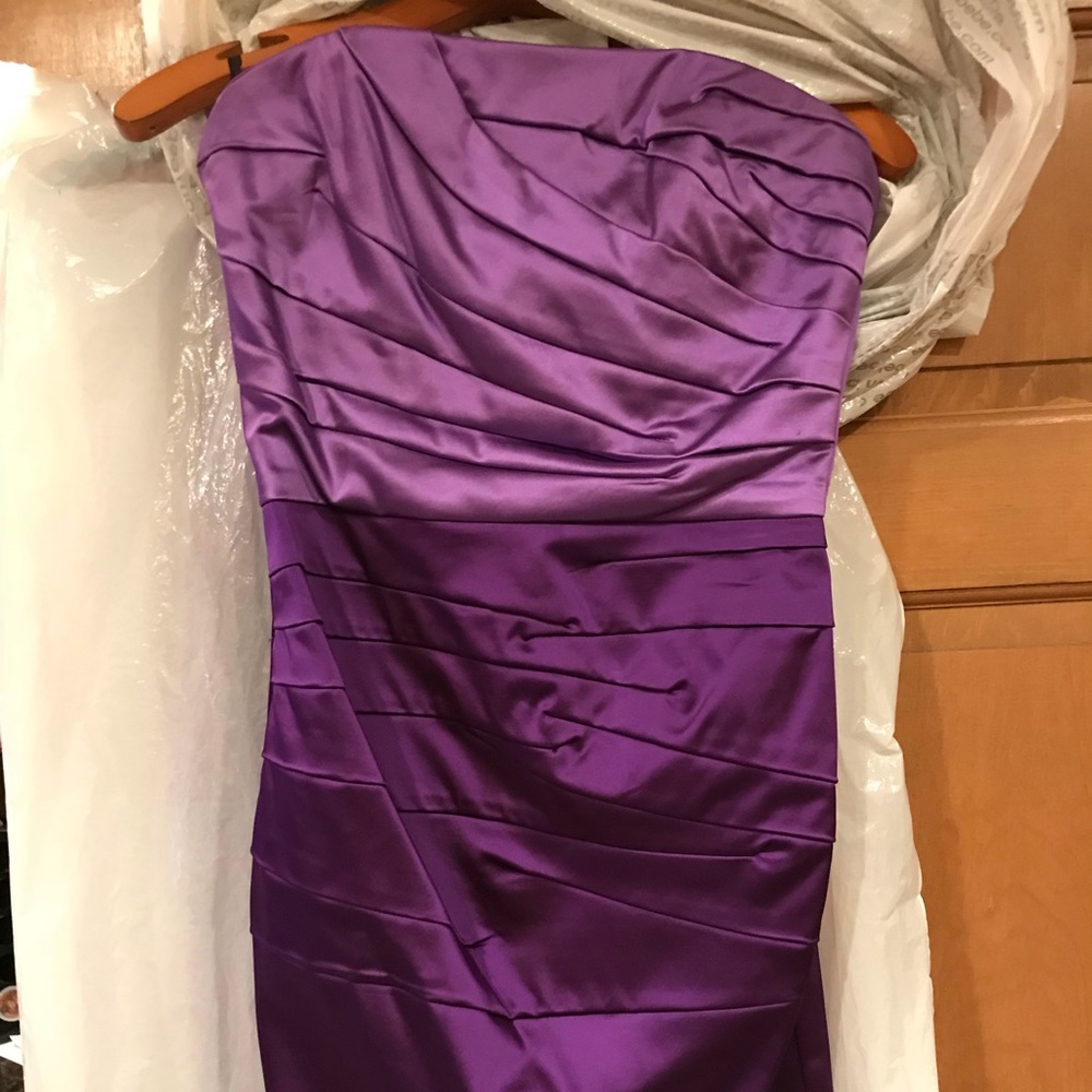 Two Tone Purple Dress by Bebe